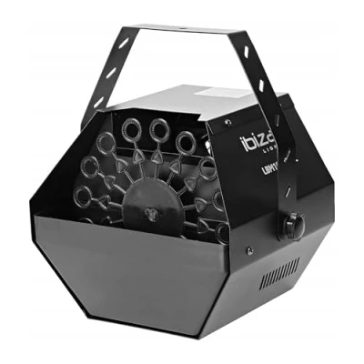 Image of Ibiza LBM10BAT BL Portable Bubble Machine with Battery Lithium/Remote Control