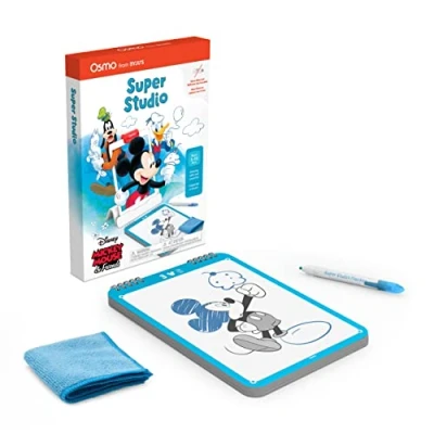 Image of Osmo Super Studio Disney Mickey Mouse &amp; Friends Ages 5 11 Learn to Draw For iPad or Fire Tablet (Osmo Base Required)