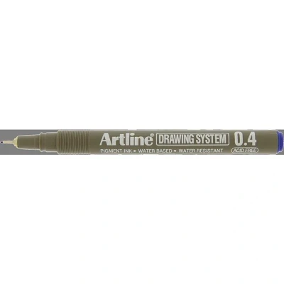 Image of Artline 0.4mm Drawing System Blue (Pack of 12)