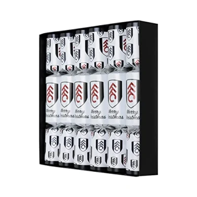 Image of FOCO Championship Football Fulham Fan 6 Pack Christmas Crackers