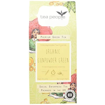 Image of Tea People Organic Gunpowder Green, 15 Pyramids Pack