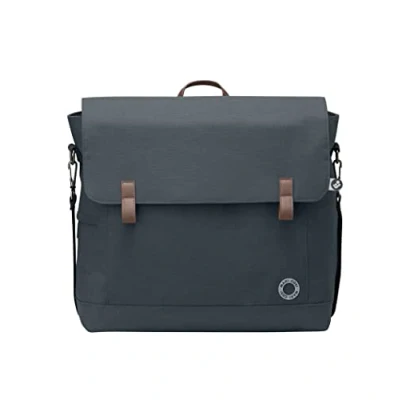 Image of Maxi Cosi Modern Bag with Spacious Nappy Changing Bag, Insulated and Mat, Essential Graphite
