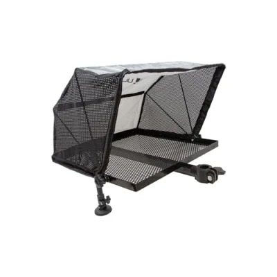 Image of Ultimate Seatbox Bait tray With Cover Fishing side