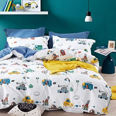 Image of KEAYOO Baby Bedding Set 100% Cotton 100X135CM Cot Duvet Cover + Pillowcase for Toddler (NUMMBER)