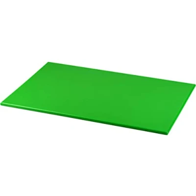 Image of Grunwerg High Density Plastic Chopping Board, Green, 44 x 30 1 cm, CB 1218G