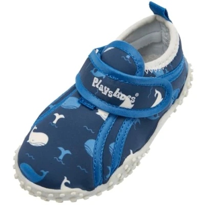 Image of Playshoes Bathing Shoes Aqua, Whale, 7.5 UK Child