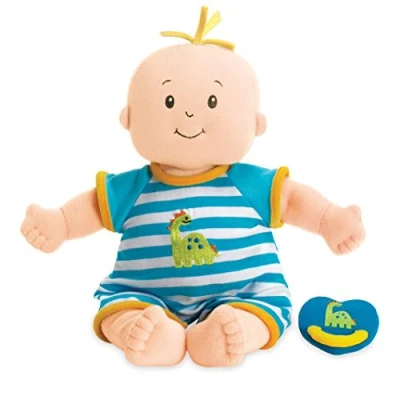 Image of Manhattan Toy Baby Stella Boy Soft Nurturing First Doll for Ages 1 Year and Up, 38.1cm, Blue