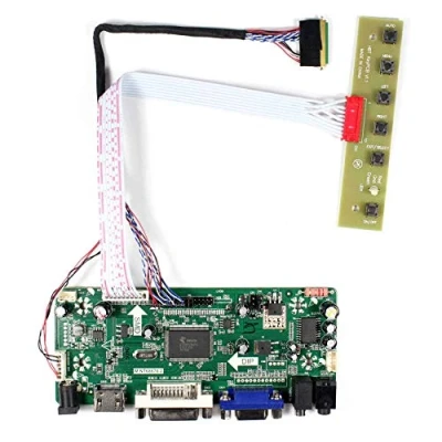 Image of VSDISPLAY HDMI VGA DVI LCD Display Controller Board for 15.6&quot; LP156WH2 LP156WH4 1366x768 LED 40Pin LVDs Screen Panel