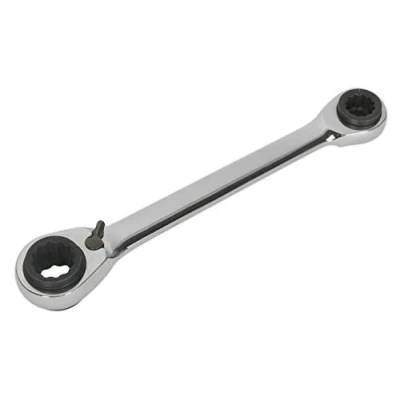 Image of Siegen Ratchet Ring Spanner 4 in 1 Reversible Metric