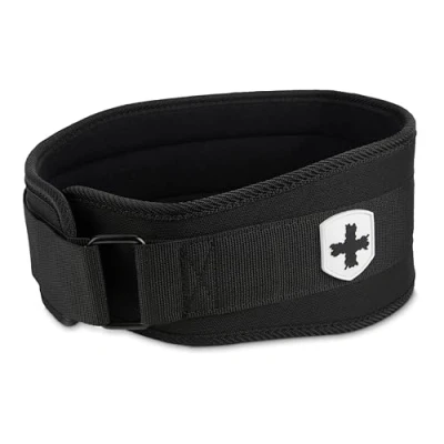 Image of Harbinger 4.5&quot; (11.43cm) Foam core Belt for lower back and stability, Black, Large