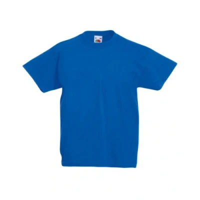 Image of Fruit of the Loom Childrens T Shirt in Royal Size 7 8 (SS6B)