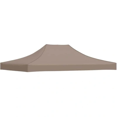 Image of vidaXL Party Tent Roof 4x3 m Taupe 270 g/m²