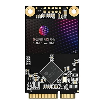 Image of GamerKing Msata SSD 128 GB Internal Solid State Drive for Desktop Laptops Mini SATA III 6 GB/s High Performance Hard (128 GB, MSATA)