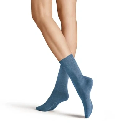 Image of Hudson Women&#039;s Relax Cotton druckfreier Bund knit socks, Jeansmel, 35 38