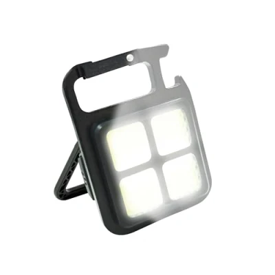 Image of Mini COB Flashlight Pocket Keychain Super Bright Powerful(800 Lumens) Strong Magnet Rechargeable LED Work Light Torch Emergency (Mini COB)