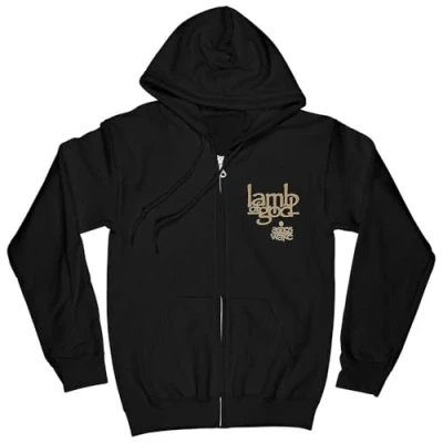 Image of Lamb of God Ashes The Wake Album Cover Zipped Hoodie XL Black