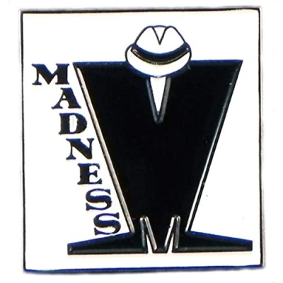 Image of Metal Enamel Pin Badge Brooch Madness Ska Reggae Music Scooter MOD