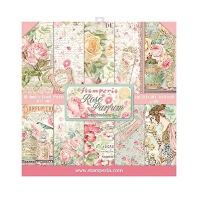 Image of Mini Scrapbooking Pad Rose Parfum