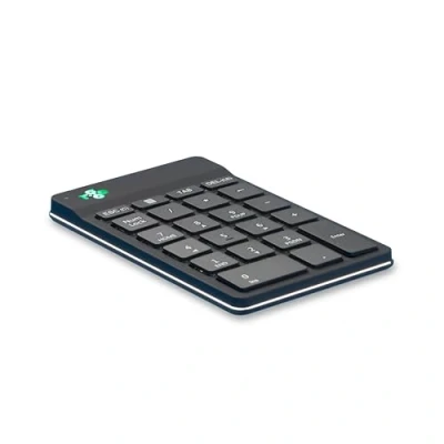 Image of R Go Tools Number Pad Keyboard Wireless Bluetooth 5.0 Mini Numeric Keypad with LED Break Indicator, 22 Keys for Financial Accounting, Data Entry &amp; Excel Spreadsheets Black