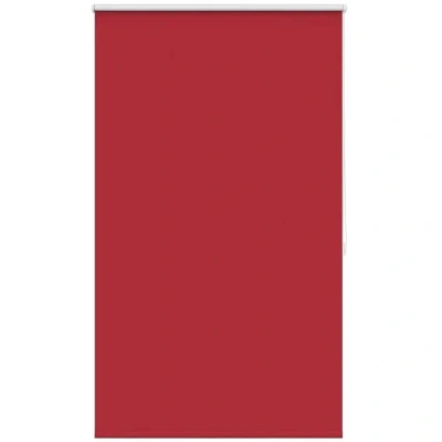 Image of vidaXL Roller Blind Blackout 120 x 175 cm Red