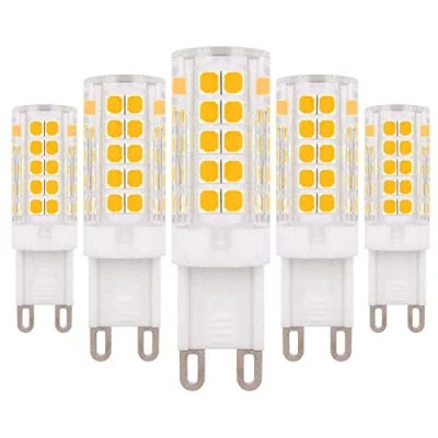 Image of G9 Dimmable LED Bulb 6W Warm White 3000K 60W Halogen Replacement, 220V 240V, 5 Pack