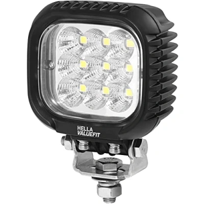 Image of HELLA VALUEFIT 1GA 357 109 012 LED Worklight S3000 12/24/48V 3000lm Bolted/mounting Swivelling Mounting Bracket Long range illumination Cable: 800mm Plug: DEUTSCH plug