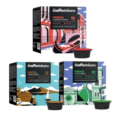 Image of Il Caffè Italiano Lavazza A Modo Mio Compatible Capsules Tasting Kit 120pcs Made In Italy Frhome