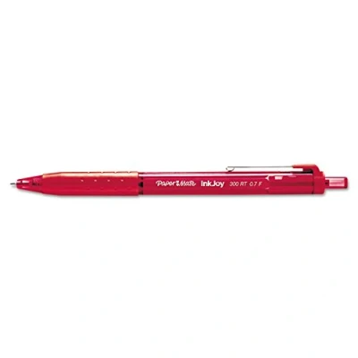 Image of Paper Mate InkJoy 300RT Retractable Ballpoint Pen, Fine Point, 12 Pack, Red (1887954) by Sanford