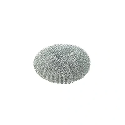 Image of Genware NEV 828 60 Sponge Scourers, Galvanised Steel (Pack of 10)