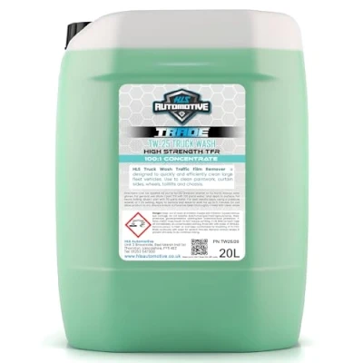 Image of HLS Automotive TW 25 Truck Wash TFR Traffic Film Remover 20L: High Performance, Non Caustic, Concentrated Cleaner for Trucks and Industrial Vehicles