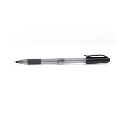 Image of Swash Triangular Medium Ballpoints Black + 3 FREE Purple (Pack 40+3)