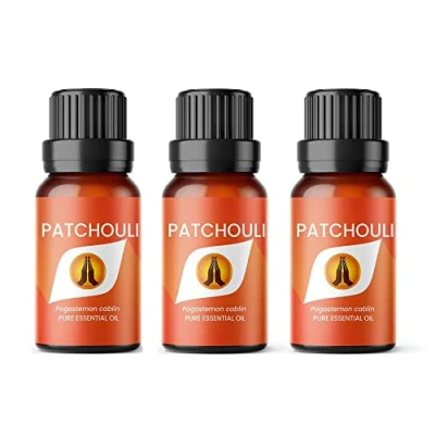 Image of Aroma Energy Patchouli Essential Oil 30ml (3 x 10ml Bottles) 100% Pure &amp; Natural