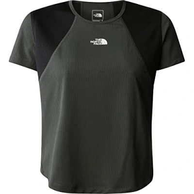 Image of The North Face Lightbright TEE Sports Tshirt, Women&#039;s, Size: Large, Asphalt grey/black