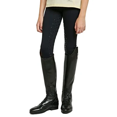Image of Aubrion Kids&#039; Albany Maids Full Seat Riding Tights, Black, Age 7 8