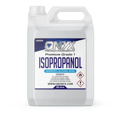Image of Isopropyl Alcohol 99.9% IPA Isopropanol 5L Pure Grade Rubbing for Cleaning and Disinfecting Solvent Electronics, Glass, Appliances (5 Litre)