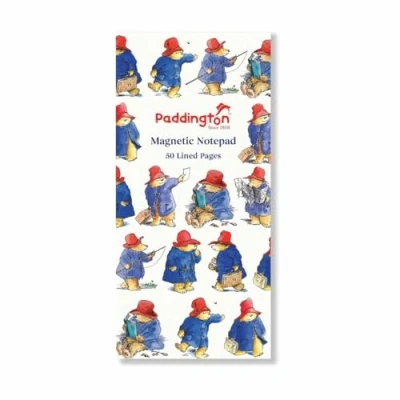 Image of Museums &amp; Galleries Paddington Bear Magnetic Fridge Shopping To Do List Notepad