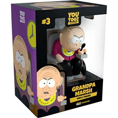 Image of You Tooz South Park Grandpa Marsh 4.2&#039;&#039; Inch Vinyl Figure, Detailed Collectible Fiurine of Collection, Black,blue,purple, (61511)