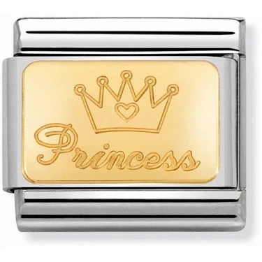 Image of Nomination Gold Princess Charm