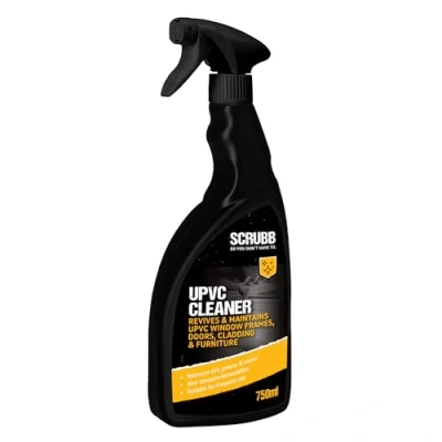 Image of SCRUBB UPVC Cleaner Spray, Ideal for cleaning Window Frames, Doors, Cladding &amp; Outdoor Plastic Furniture, 750ml