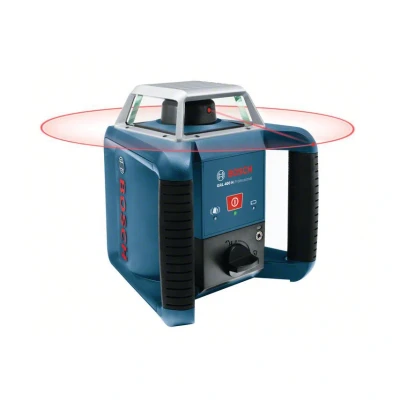 Image of Bosch Professional Rotation Laser Level GRL 400 H (One button keypad, Working Range: up to 400m (diameter), in carrying case)