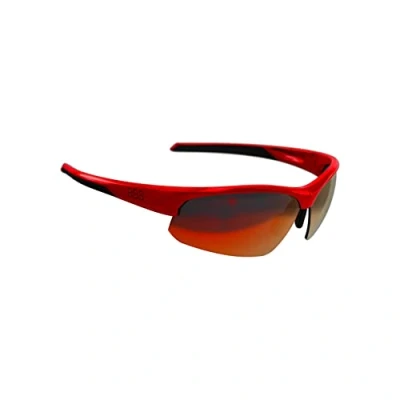 Image of BBB Cycling Unisex&#039;s Sportglasses Impress Sunglasses for Men and Women Bicycle Glasses with Interchangeable Lenses Polycarbonate MTB Road Urban Glossy Red BSG 58, One Size