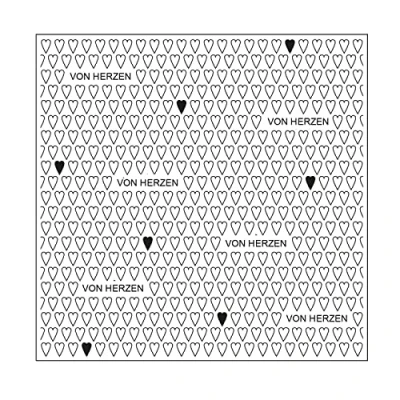 Image of Vaessen Creative Embossing Folder, Transparent, 15 x cm