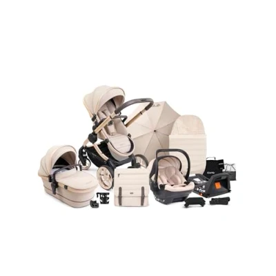 Image of iCandy Peach 7 Complete Bundle Biscotti with Latte Cocoon Car Seat &amp; Base