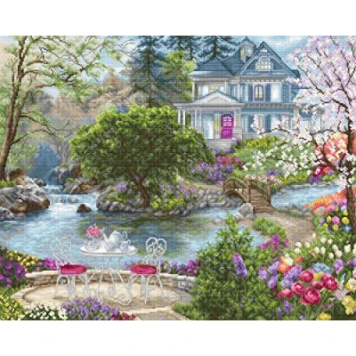 Image of Luca S Cross Stitch Set, Multicoloured, 34x28cm