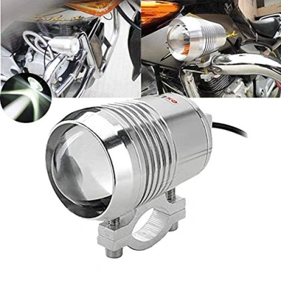 Image of HANEU 12V 80V U2 30W LED Spotlight Motorcycle DRL Driving Fog Lamp Spot Head Light (1Pc Silver Light)