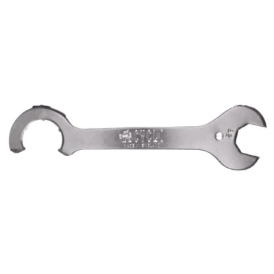 Image of WELDTITE Cyclo 32mm Head Nut and Lockring Bike Spanner Hardened, Tempered, Chrome Plated Steel for Extra Strength