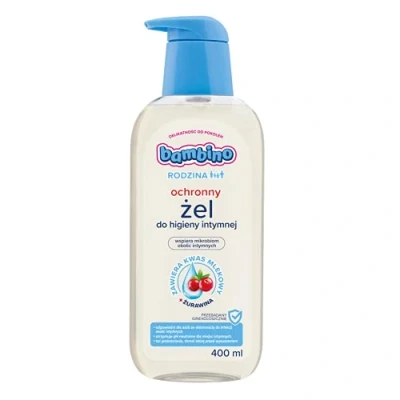 Image of Bambino Rodzina Protective Gel Intimate Hyperfine with Crane Wine 400 ml