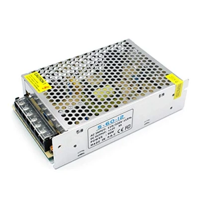 Image of inShareplus 12V 5A 60W, DC Universal Regulated Switching Power Supply, 110/220V AC to 12 Volt LED Driver, Converter, Transformer for Strip Light, CCTV, Computer Project, 3D Printer