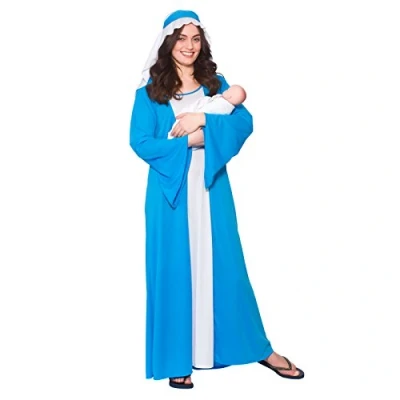 Image of Wicked Costumes Woman&#039;s Virgin Mary Fancy Dress Costume Plus Size (22 24)