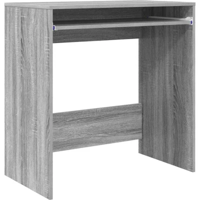 Image of vidaXL Computer Desk Grey Sonoma Engineered wood Compact Simple